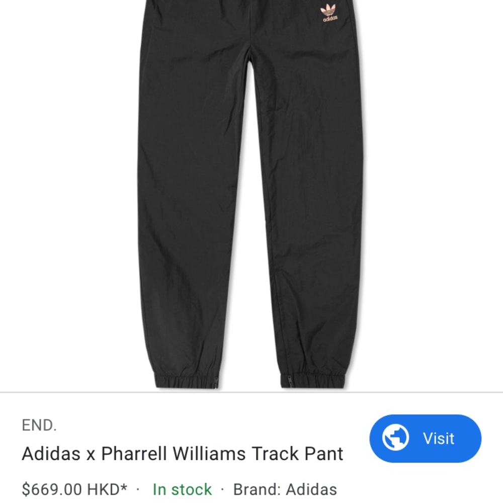 Adidas x Pharrell Williams track pants